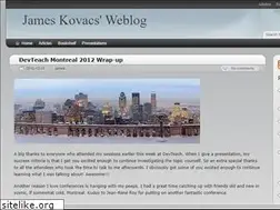 Sites similar to jameskovacs.com