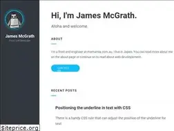 Sites similar to jamesmcgrath.net