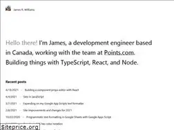 Sites similar to jamesrwilliams.ca