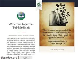Sites similar to jamiatulmadinahusa.com