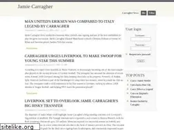 Sites similar to jamiecarragherfan.info