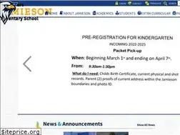 Sites similar to jamiesonschool.org