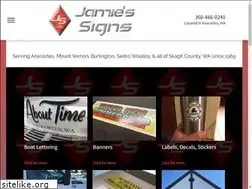 Sites similar to jamiessigns.com