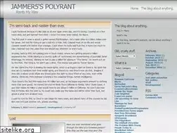 Sites similar to jammer5spolyrant.wordpress.com