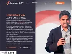 Sites similar to janakiramm.net