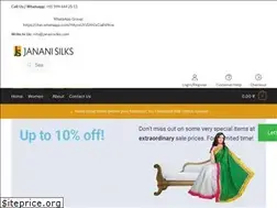 Sites similar to jananisilks.com