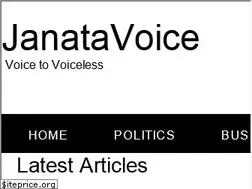 Sites similar to janatavoice.com