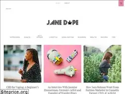 Sites similar to jane-dope.com