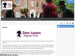 Sites similar to janeaustenregencyweek.co.uk