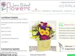Sites similar to janebidwellflowers.co.uk