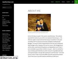 Sites similar to janekershaw.com