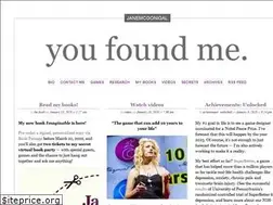 Sites similar to janemcgonigal.com