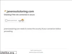Sites similar to janerosstutoring.com