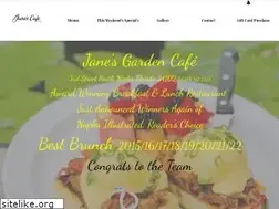 Sites similar to janesgardencafe.com