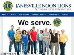 Sites similar to janesvillenoonlions.org