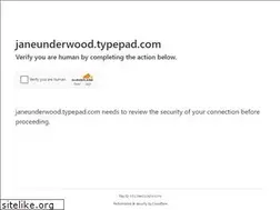Sites similar to janeunderwood.typepad.com