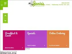 Sites similar to janiescafe.com