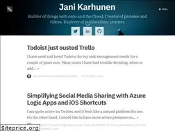 Sites similar to janikarhunen.fi