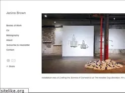 Sites similar to janinebrownstudio.com