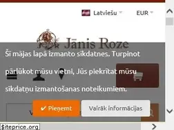 Sites similar to janisroze.lv