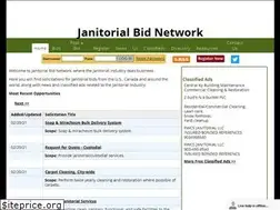 Sites similar to janitorialbids.net