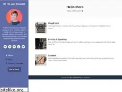 Sites similar to jankleinert.com