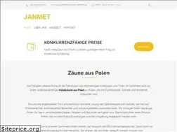 Sites similar to janmet-metallzaeune.de