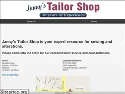 Sites similar to jannystailorshop.com