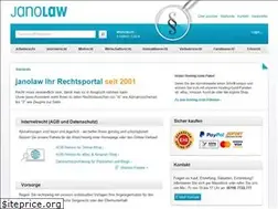 Sites similar to janolaw.de