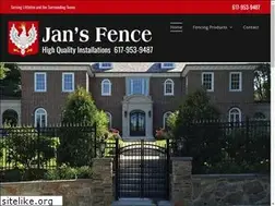 Sites similar to jansfence.com