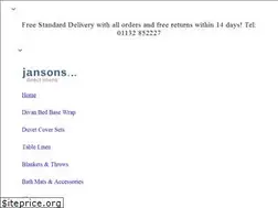 Sites similar to jansonsdirectlinens.co.uk