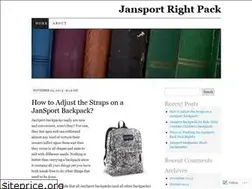 Sites similar to jansportrightpacks.wordpress.com