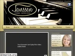 Sites similar to janssenpiano.com
