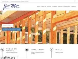 Sites similar to jansslumber.com