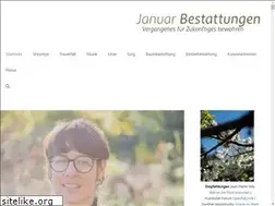 Sites similar to januarbestattungen.de
