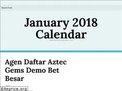 Sites similar to january2018calendar.com