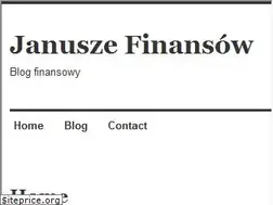Sites similar to januszefinansow.pl
