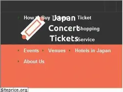 Sites similar to japanconcerttickets.com