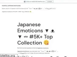 Sites similar to japaneseemoji.wordpress.com