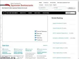 Sites similar to japaneserestaurants.co.nz