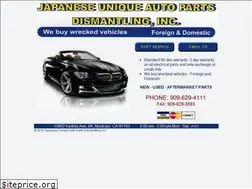 Sites similar to japaneseuniqueautoparts.com