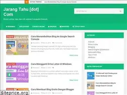 Sites similar to jarang-tahu.blogspot.com