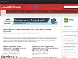 Sites similar to jarasihivatalok.hu