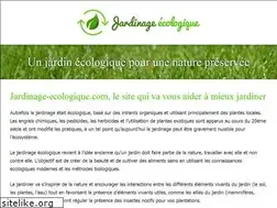 Sites similar to jardinage-ecologique.com