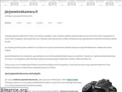Sites similar to jarjestelmakamera.fi