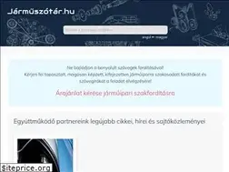 Sites similar to jarmuszotar.hu