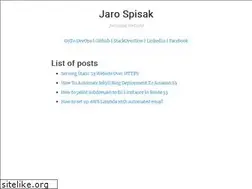 Sites similar to jarospisak.com