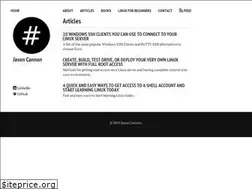 Sites similar to jasoncannon.me