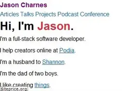 Sites similar to jasoncharnes.com