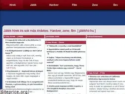 Sites similar to jatekhir.hu